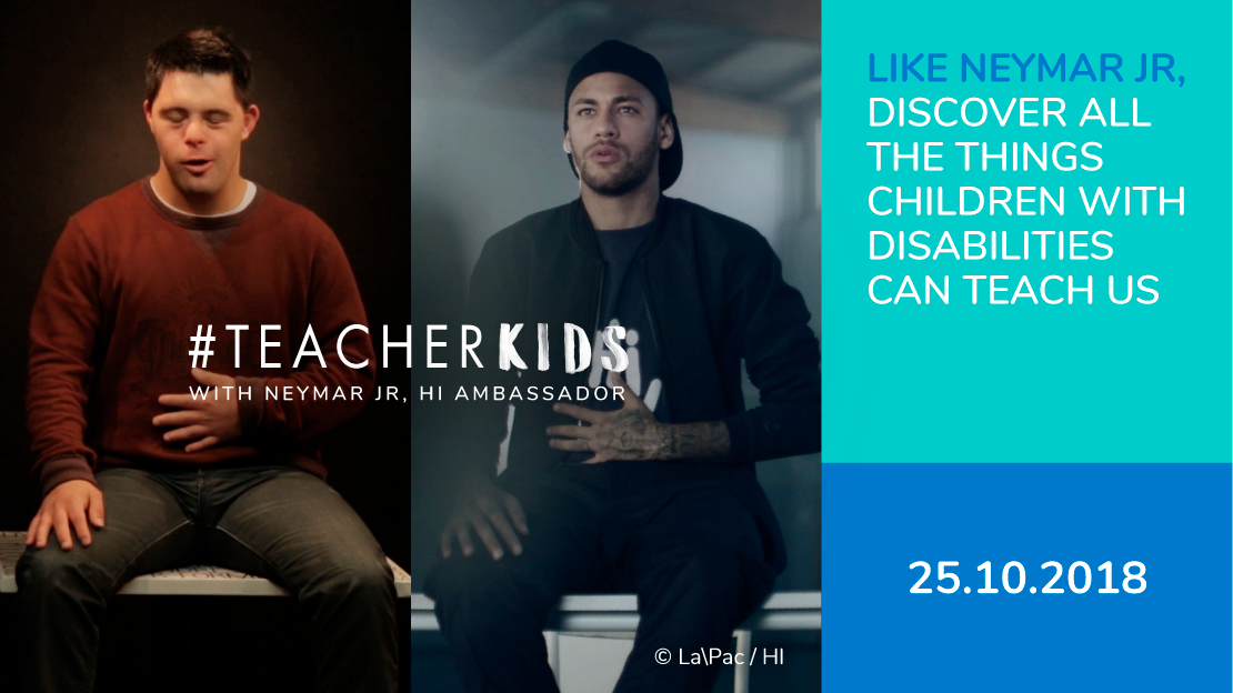 Arthur and Neymar Jr, HI ambassador, sign 'education for all'