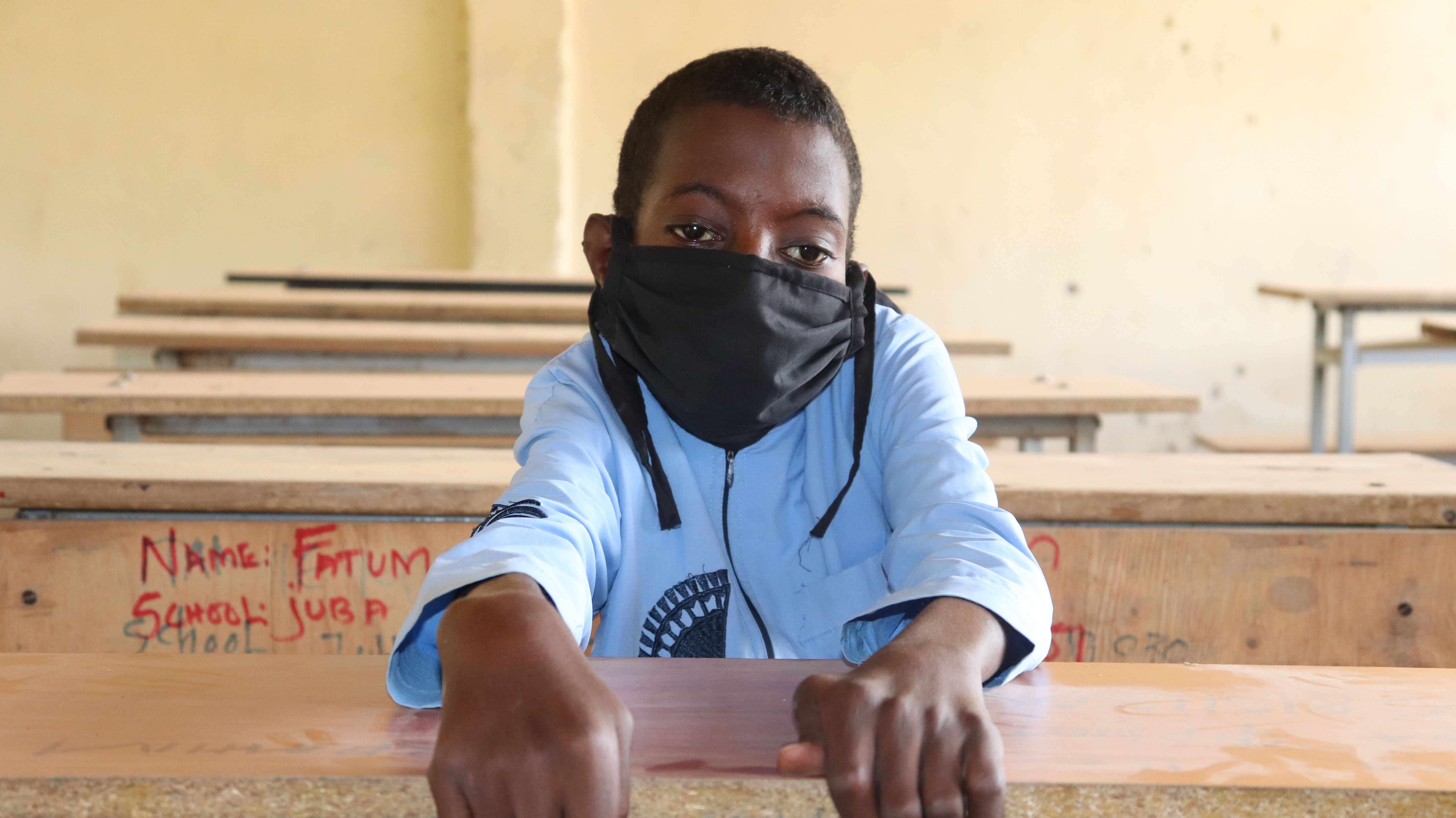 Kassim Mohammed, 14 ans, est un réfugié somalien qui vit dans le camp de Dagahaley à Daadab, au Kenya.