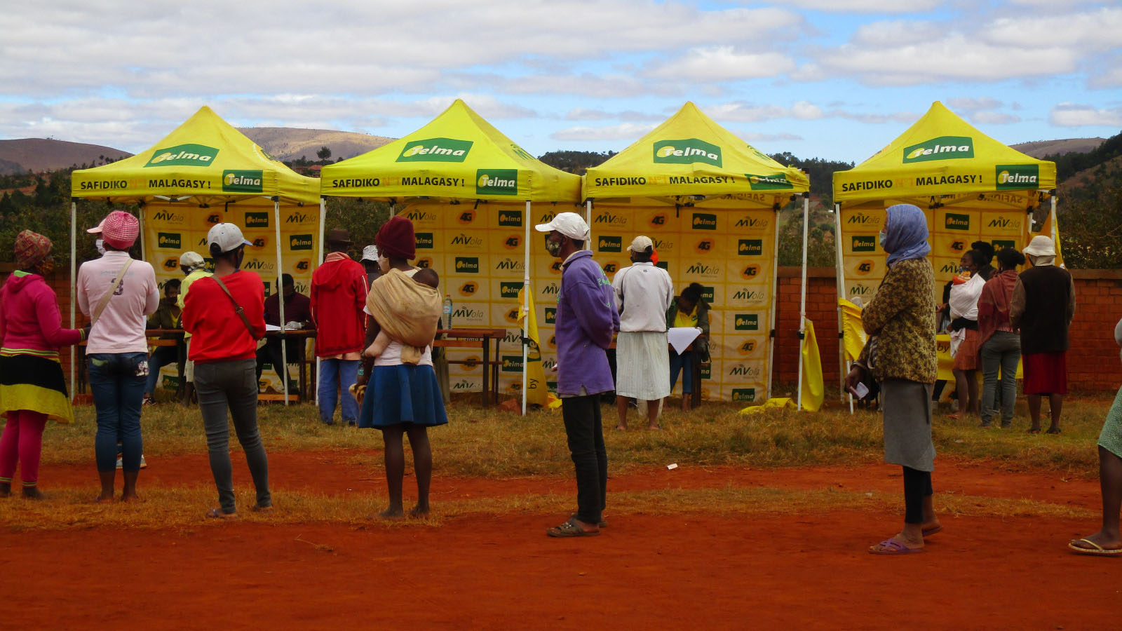Cash transfers are distributed to families of vulnerable children with disabilities in the Antanety II region