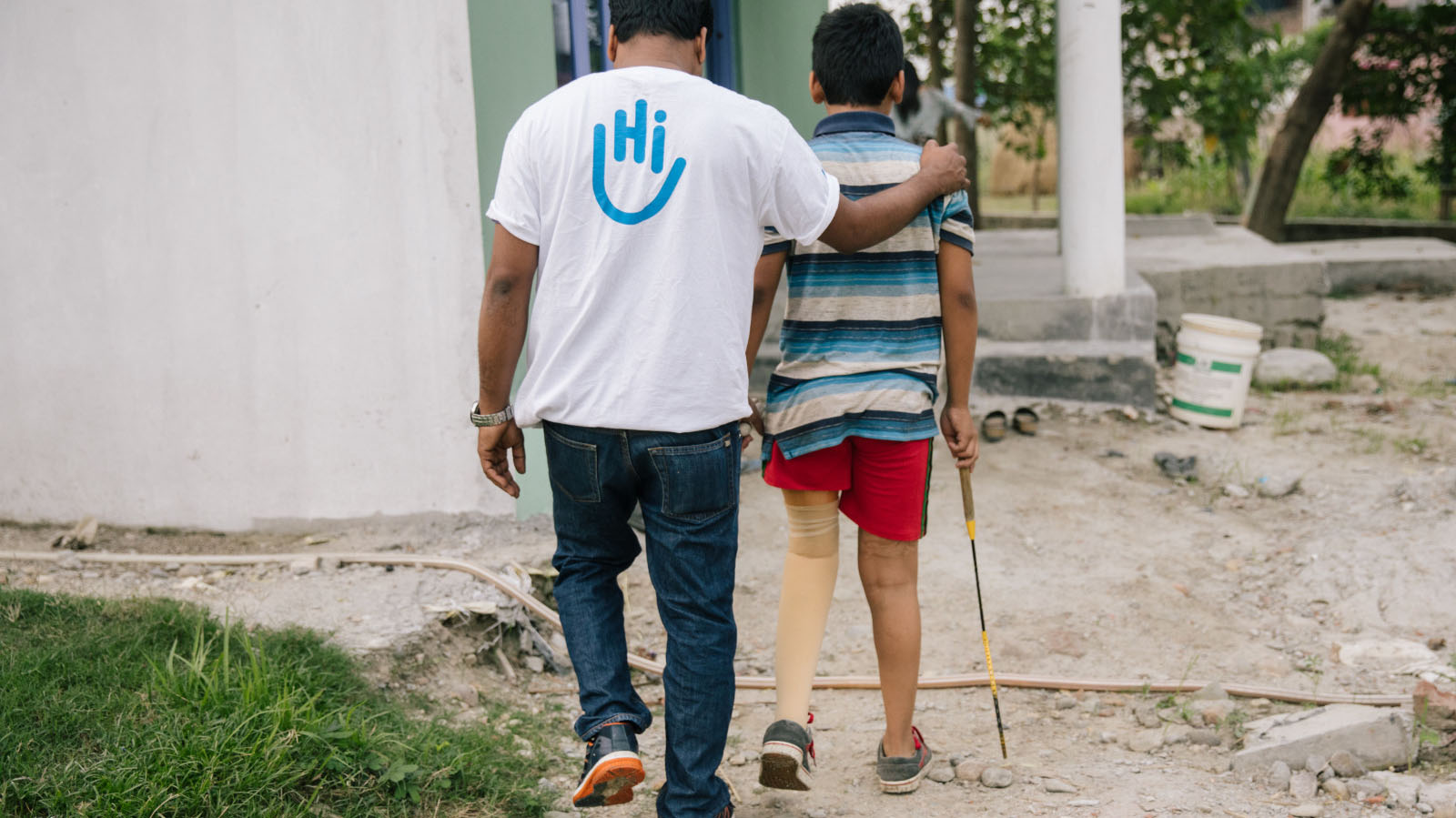 Nishan, 13 ans, vit à l'est du Népal (près de Biratnagar). 