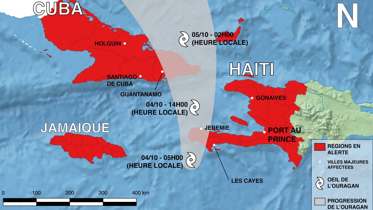 Carte de la zone
