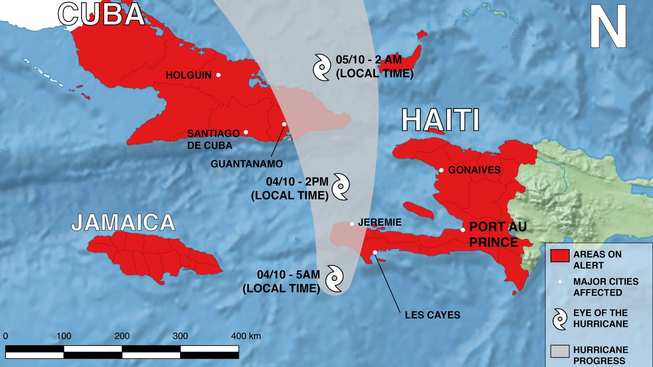 Map of the area
