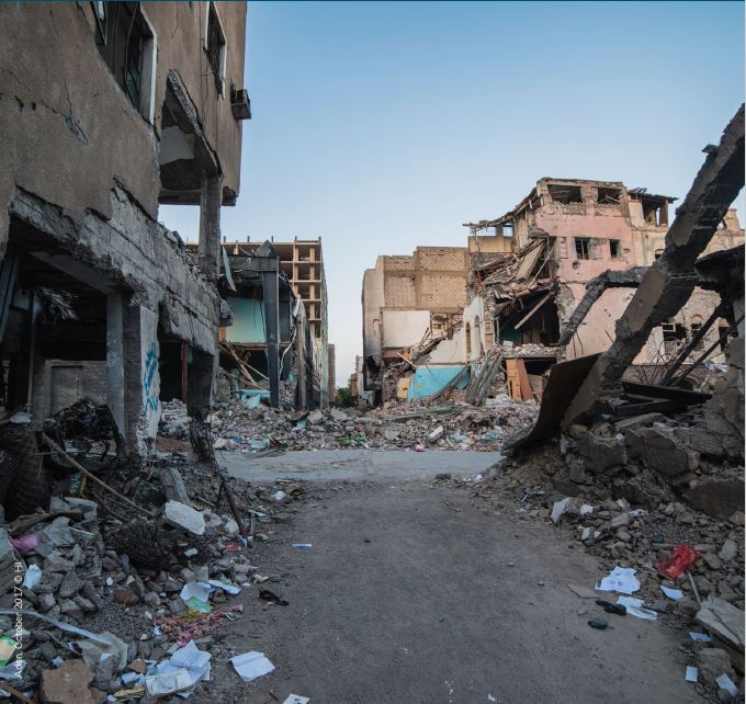 Consequences of the bombings in Aden, Yemen; }}
