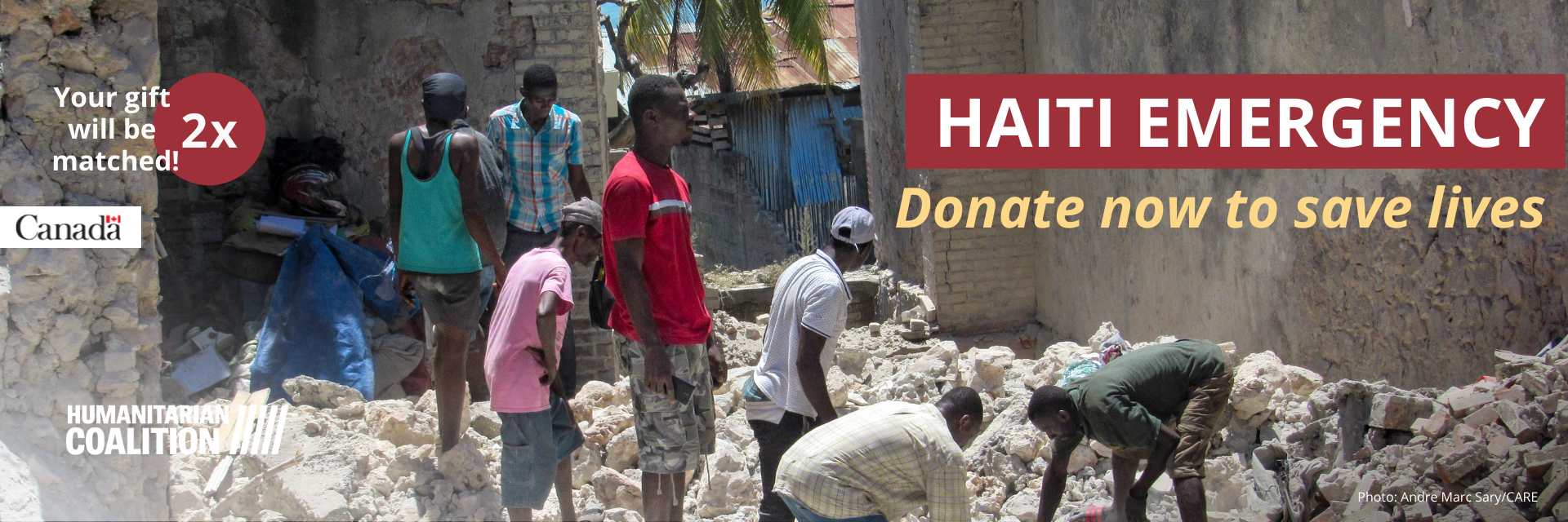 Hait banner Humanitarian Coalition