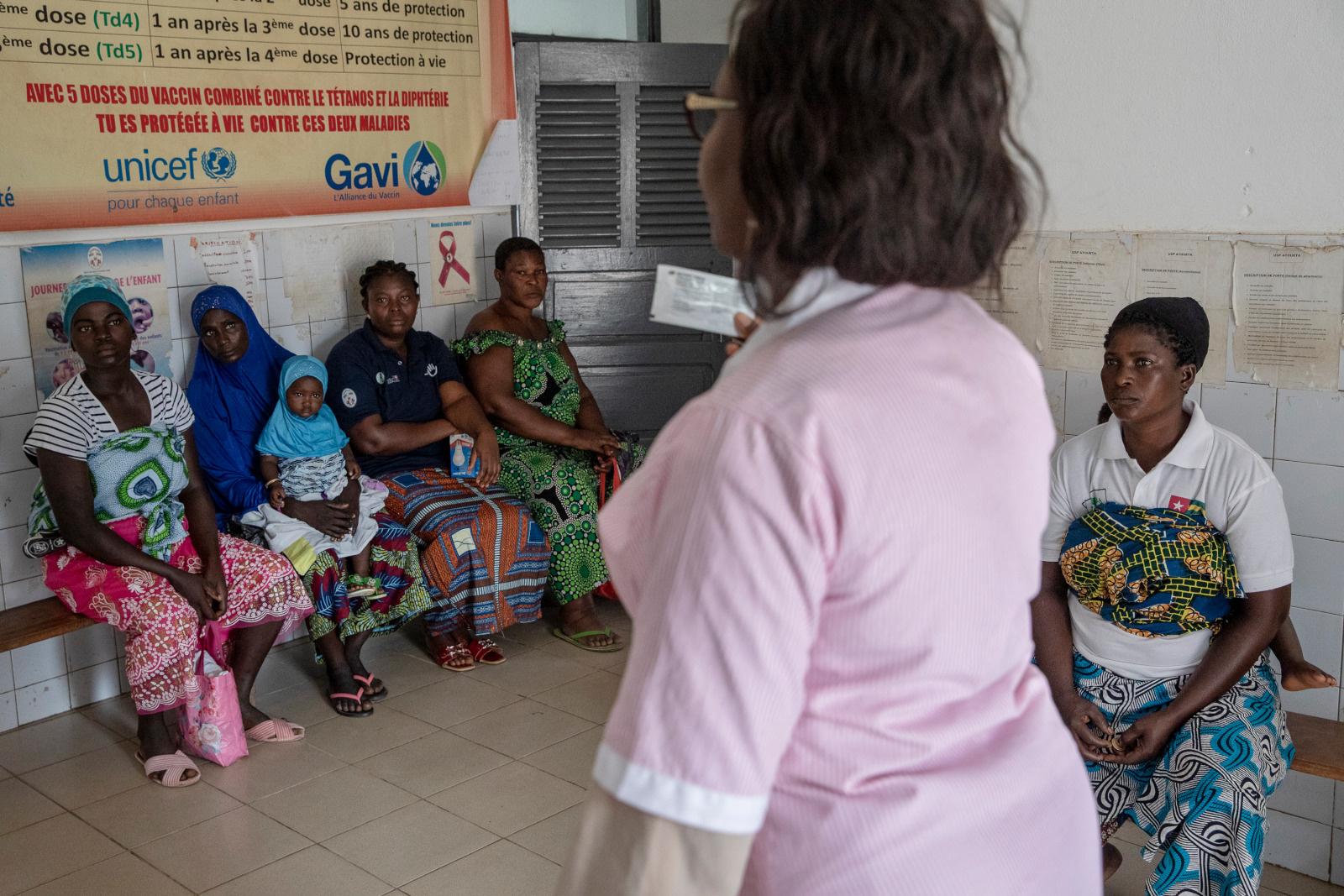 Journée portes-ouvertes portant sur les services de planification familiale au poste de santé d'Atoeta, au Togo