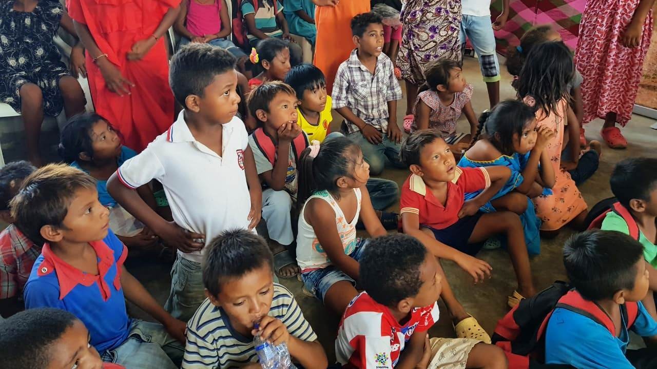 Migrants vénézuéliens en Colombie.