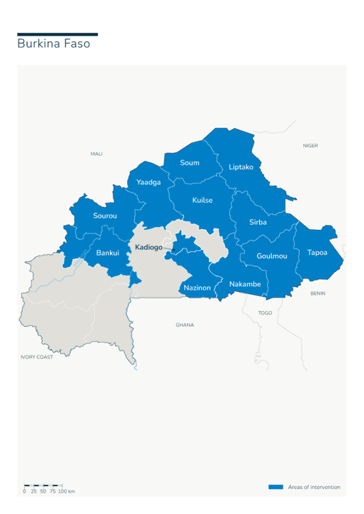 Burkina Faso Map