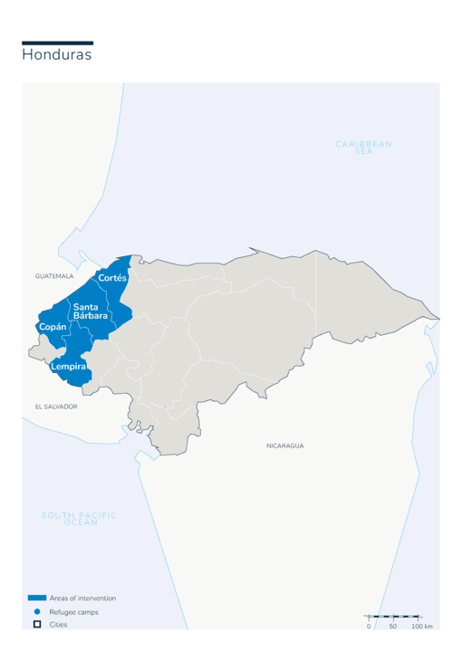 Interventions de HI au Honduras