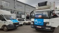 Les équipes de HI partent de Dnipro pour livrer des biens humanitaires à Ivanivske, en Ukraine. 