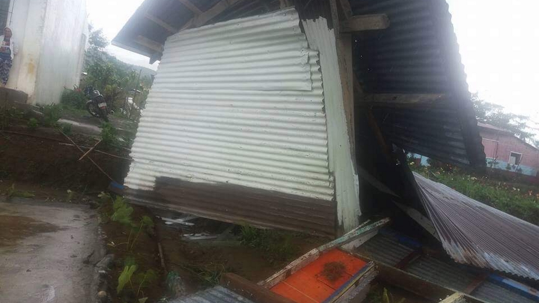 Passage du typhon Mangkhut.