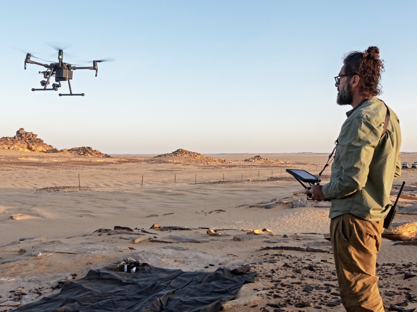 Expérimentation de drones pour le déminage avec le partenaire Mobility Robotics