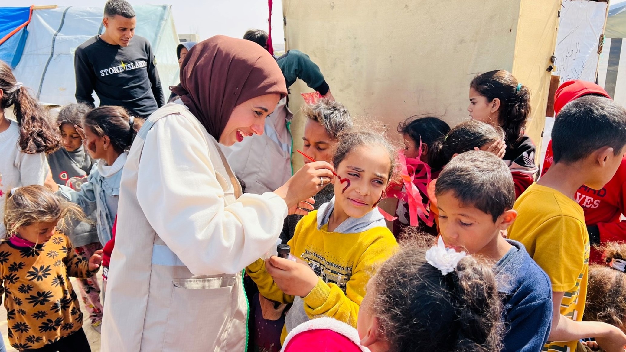 Activitiés récréatives à Rafah organisées pour les enfants