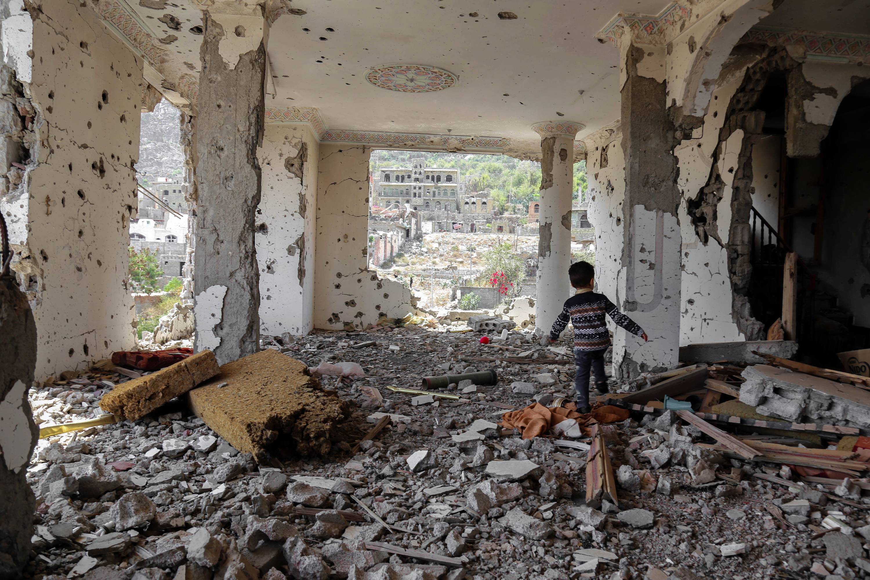 Les destructions au Yémen 
